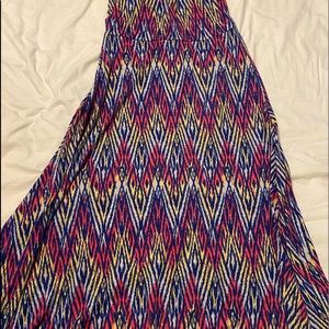 LulaRoe Maxi Chevron Skirt GUC buttery soft small